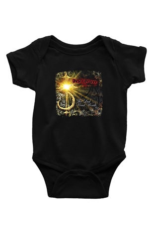 Devil Driver Baskılı Unisex Siyah Bebek Body - Zıbın