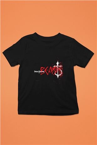 Devil Driver Baskılı Unisex Siyah Çocuk Tişört