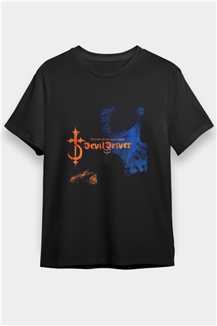 Devil Driver Baskılı Unisex Siyah Tişört