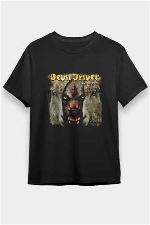 Devil Driver Baskılı Unisex Siyah Tişört