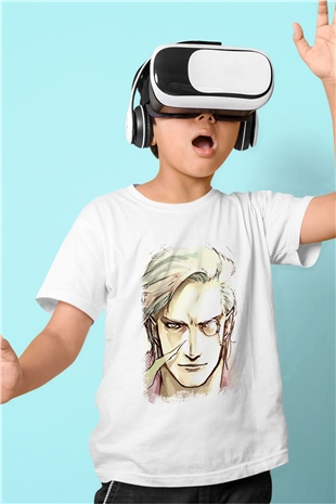 Devil May Cry Baskılı Beyaz Unisex Çocuk Tişört