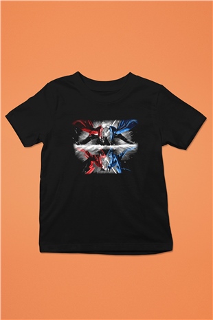 Devil May Cry Baskılı Siyah Unisex Çocuk Tişört