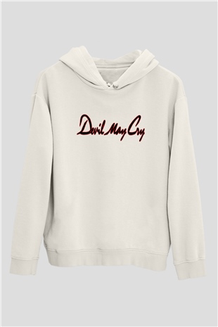 Devil May Cry Beyaz Unisex Hoodie