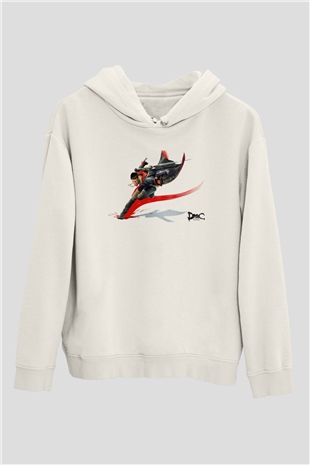 Devil May Cry Beyaz Unisex Hoodie