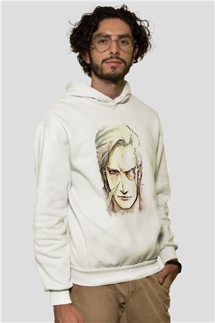 Devil May Cry Beyaz Unisex Kapşonlu Sweatshirt