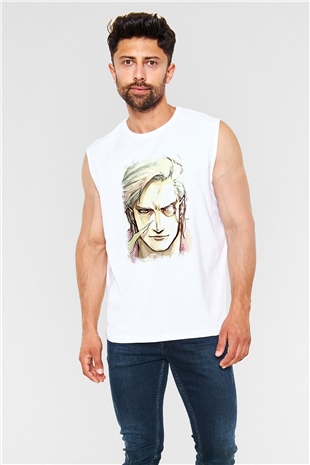 Devil May Cry Beyaz Unisex Kolsuz Tişört