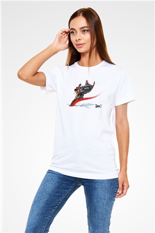 Devil May Cry Beyaz Unisex Tişört T-Shirt