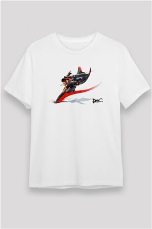 Devil May Cry Beyaz Unisex Tişört T-Shirt