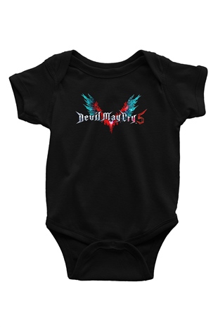 Devil May Cry Siyah Bebek Body - Zıbın