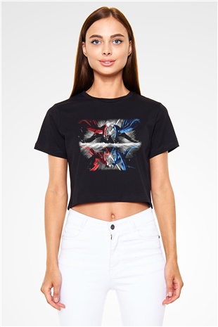 Devil May Cry Siyah Crop Top Tişört