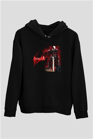 Devil May Cry Siyah Unisex Hoodie