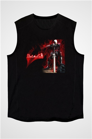 Devil May Cry Siyah Unisex Kolsuz Tişört