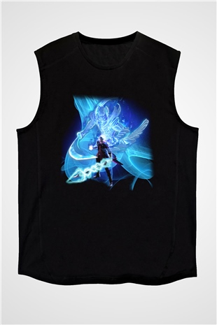 Devil May Cry Siyah Unisex Kolsuz Tişört