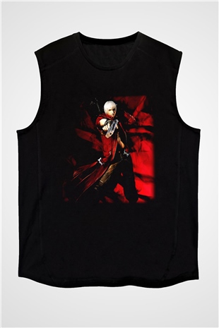 Devil May Cry Siyah Unisex Kolsuz Tişört