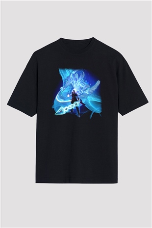 Devil May Cry Siyah Unisex Oversize Tişört T-Shirt
