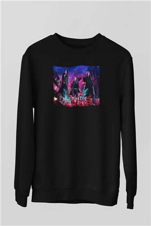 Devil May Cry Siyah Unisex Sweatshirt
