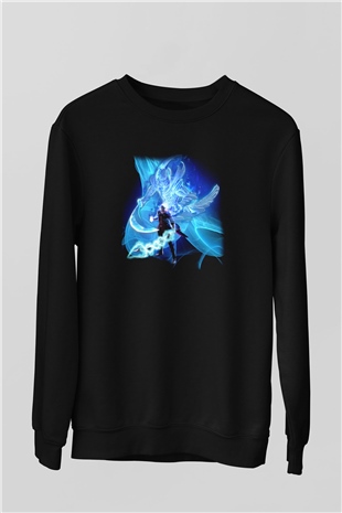 Devil May Cry Siyah Unisex Sweatshirt