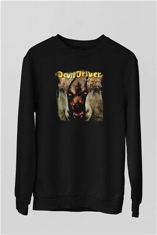 DevilDriver Siyah Unisex Sweatshirt
