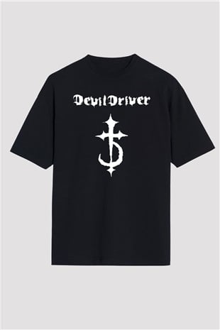 DevilDriver Siyah Oversize Tişört Oversize T-shirt - TişörtFabrikası