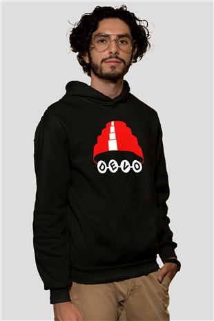 Devo Siyah Unisex Hoodie