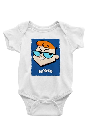 Dexters Laboratory Beyaz Bebek Body - Zıbın