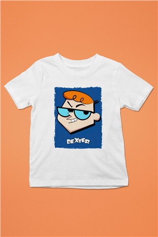 Dexters Laboratory Beyaz Unisex Çocuk Tişört