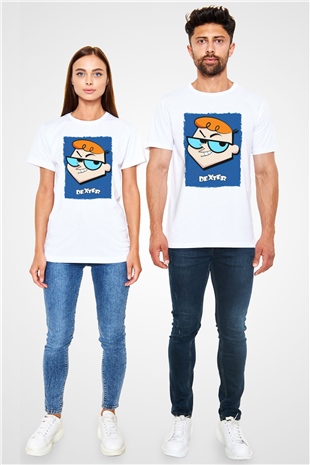 Dexters Laboratory Beyaz Unisex Tişört T-Shirt