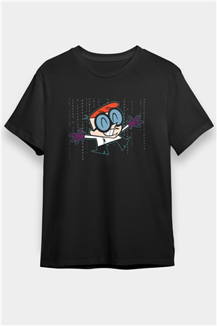 Dexters Laboratory Siyah Unisex Tişört T-Shirt