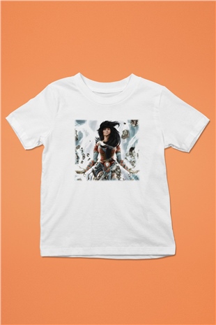 Diablo Baskılı Beyaz Unisex Çocuk Tişört