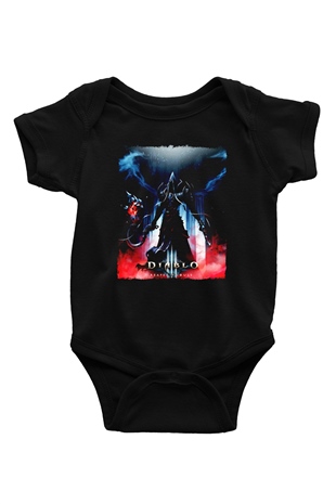 Diablo Siyah Bebek Body - Zıbın