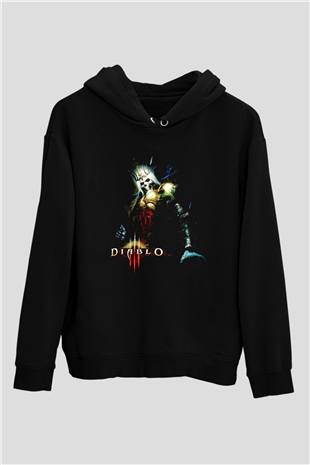 Diablo Siyah Unisex Hoodie
