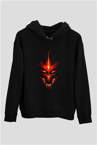 Diablo Siyah Unisex Hoodie