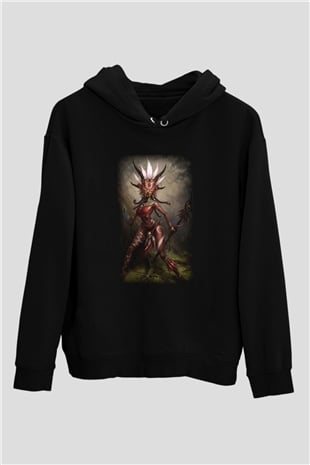 Diablo Siyah Unisex Hoodie