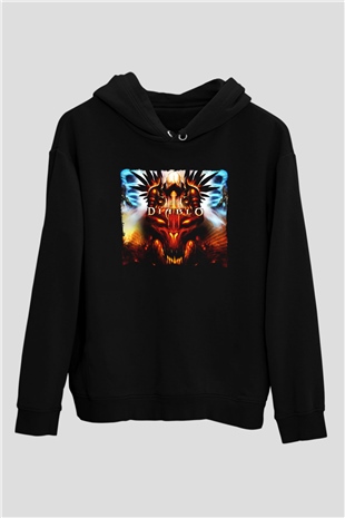 Diablo Siyah Unisex Hoodie