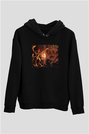 Diablo Siyah Unisex Hoodie