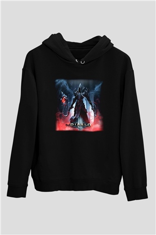 Diablo Siyah Unisex Hoodie