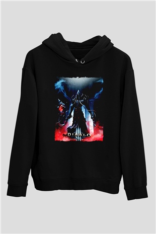 Diablo Siyah Unisex Hoodie