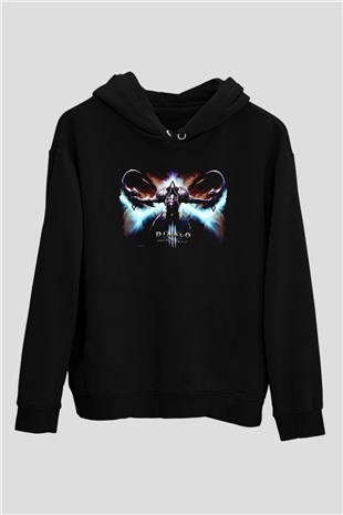 Diablo Siyah Unisex Hoodie
