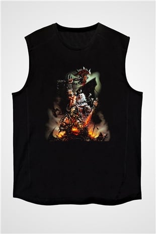 Diablo Siyah Unisex Kolsuz Tişört