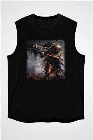 Diablo Siyah Unisex Kolsuz Tişört