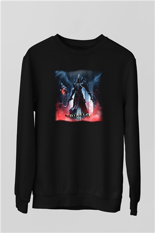Diablo Siyah Unisex Sweatshirt
