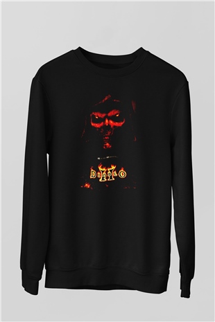 Diablo Siyah Unisex Sweatshirt