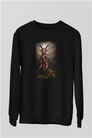 Diablo Siyah Unisex Sweatshirt
