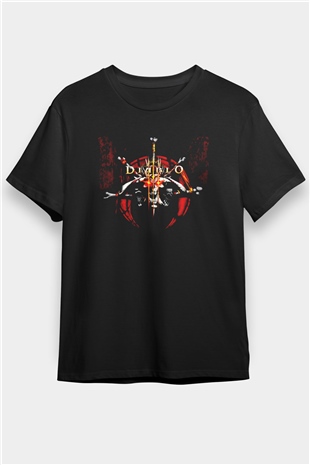 Diablo Siyah Unisex Tişört T-Shirt