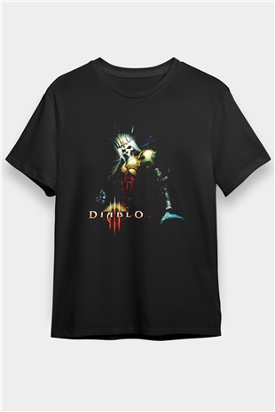 Diablo Siyah Unisex Tişört T-Shirt