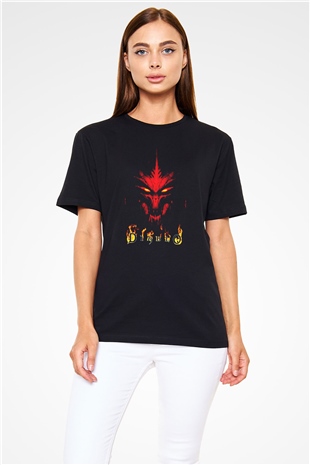 Diablo Siyah Unisex Tişört T-Shirt