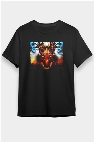 Diablo Siyah Unisex Tişört T-Shirt