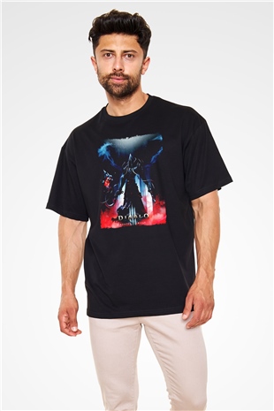 Diablo Siyah Oversize Tişört Oversize T-shirt