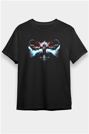 Diablo Siyah Unisex Tişört T-Shirt