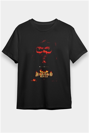 Diablo Siyah Unisex Tişört T-Shirt